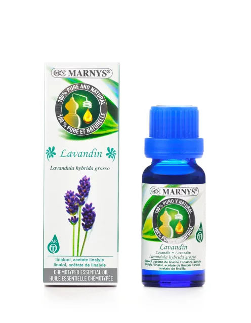 Lavandină 15ml, Ulei Esential MARNYS, 100% Natural si Pur, Chemotipat (Lavandula hybrida grosso)