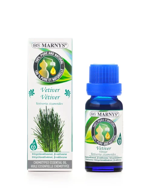 Vetiver 15ml, Ulei Esential MARNYS, 100% Natural Si Pur, Chemotipat (Vetiveria Zizanioides)